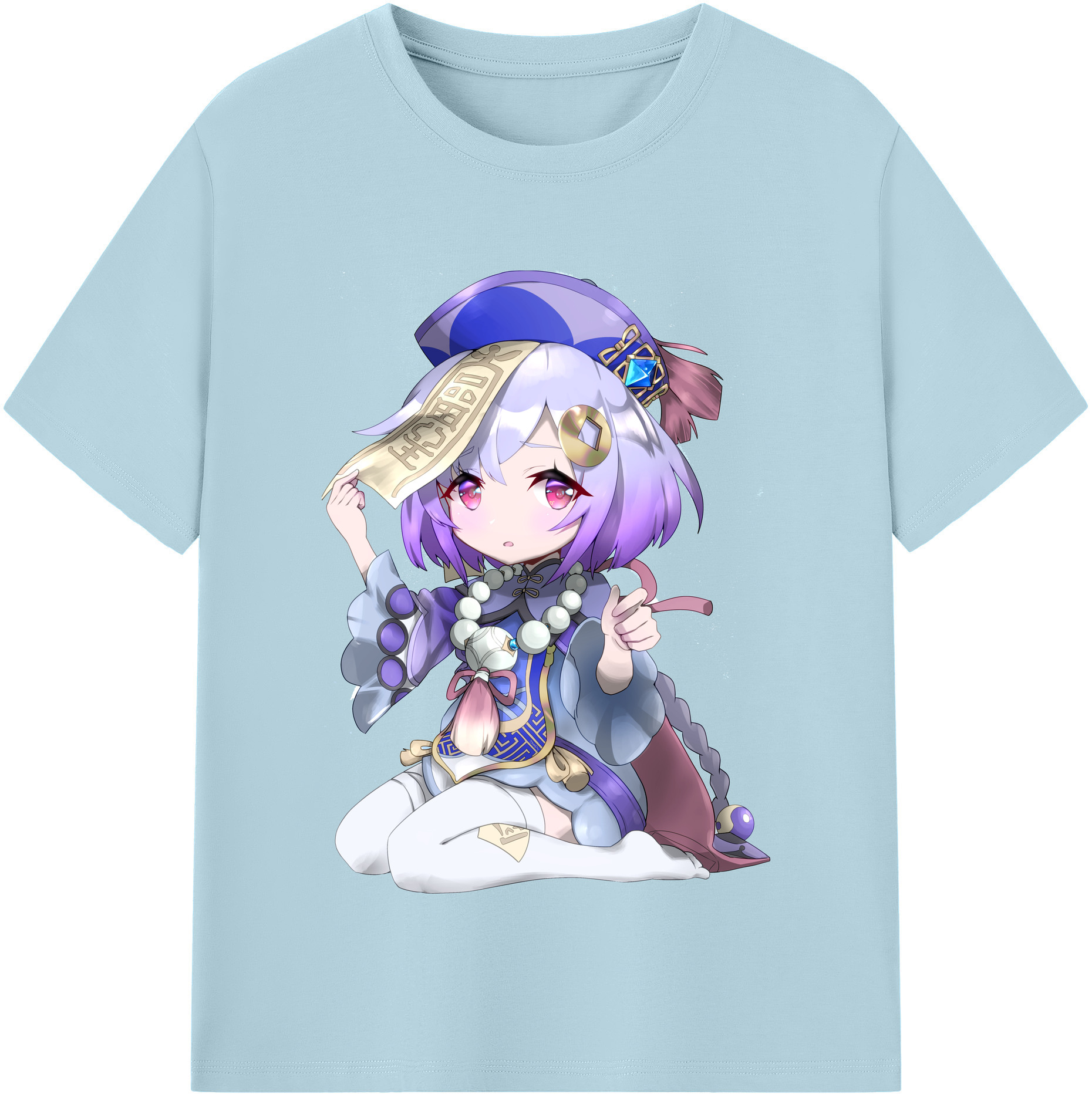 げんし神 七七 なな  genshin Nana 綿100％半袖Tシャツ（フロントプリント）